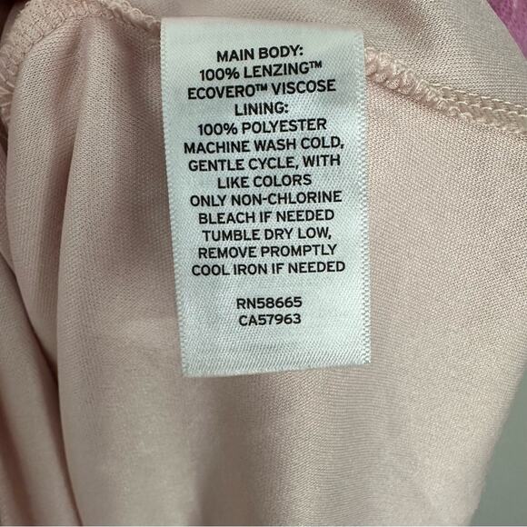 Abound Abstract Pink Floral V-neck Cutout Mini Skater Dress Size Small NWT - Picture 10 of 10